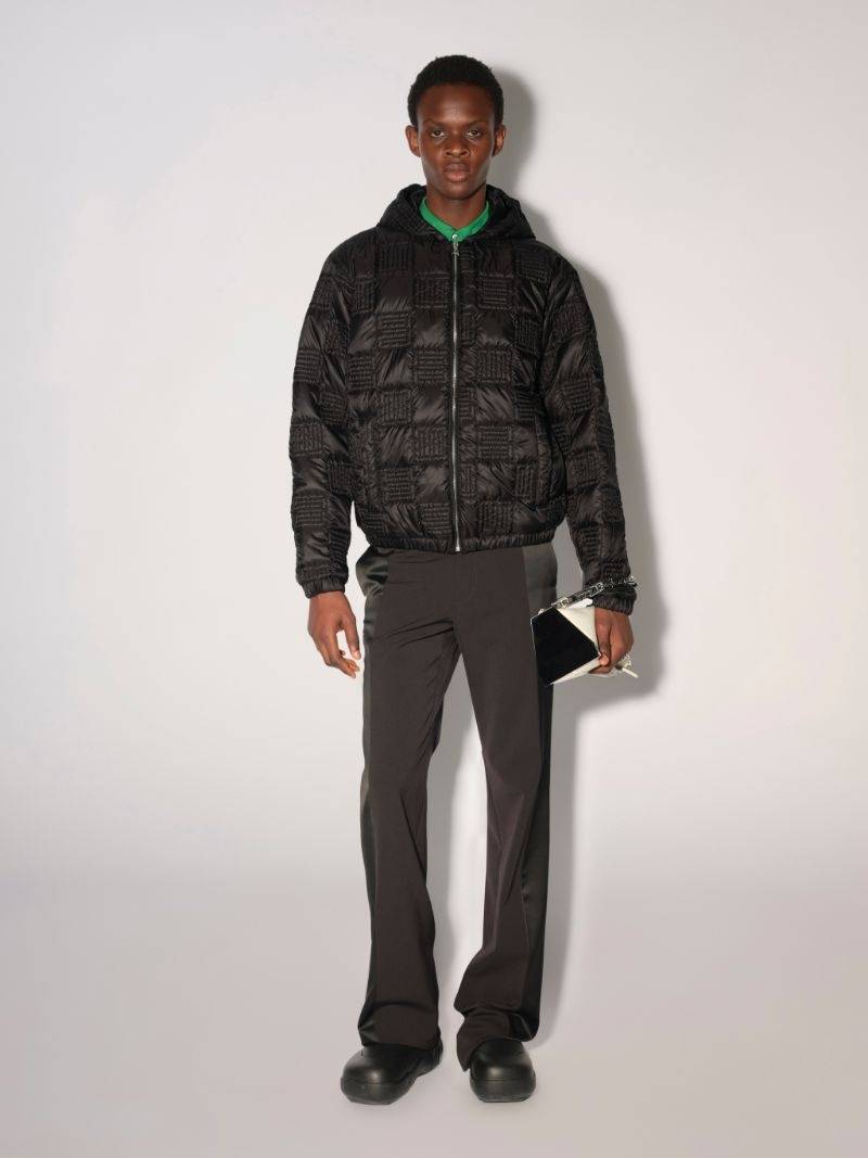 Ambush QUILTED MONOGRAM HOODIE JACKET outlook