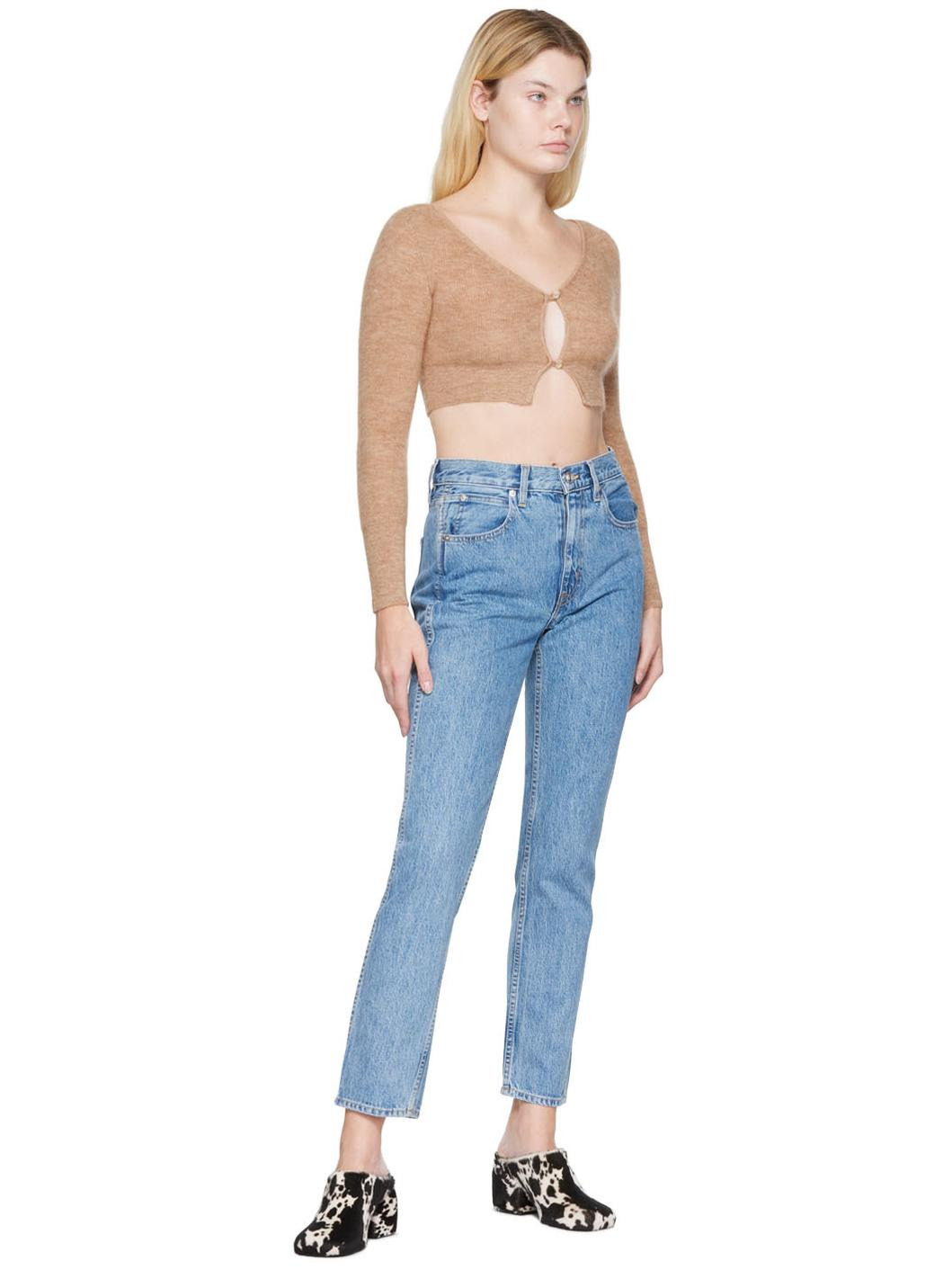 Blue Virginia Slim Jeans - 4