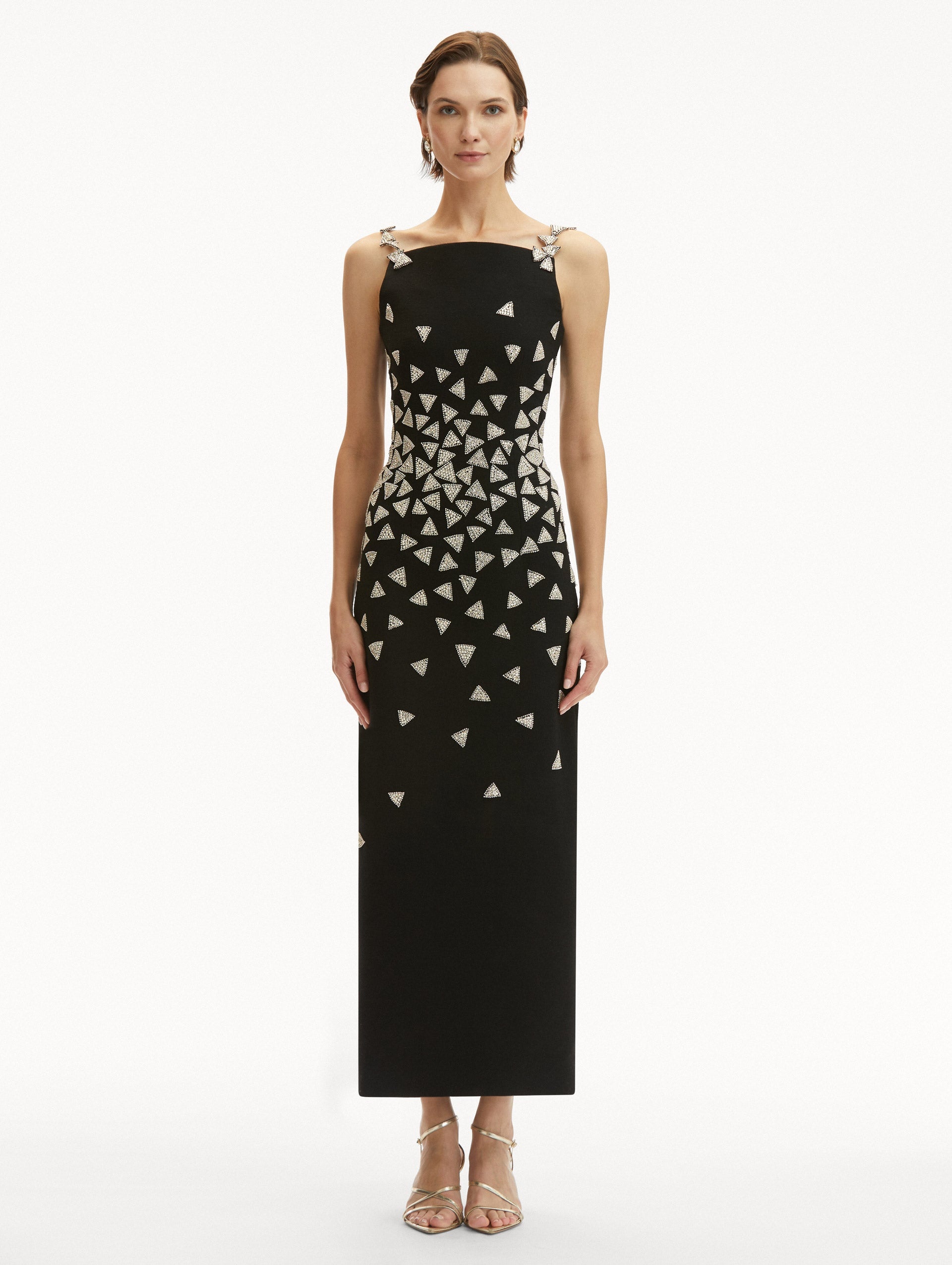 CRYSTAL TRIANGLE COCKTAIL DRESS - 2