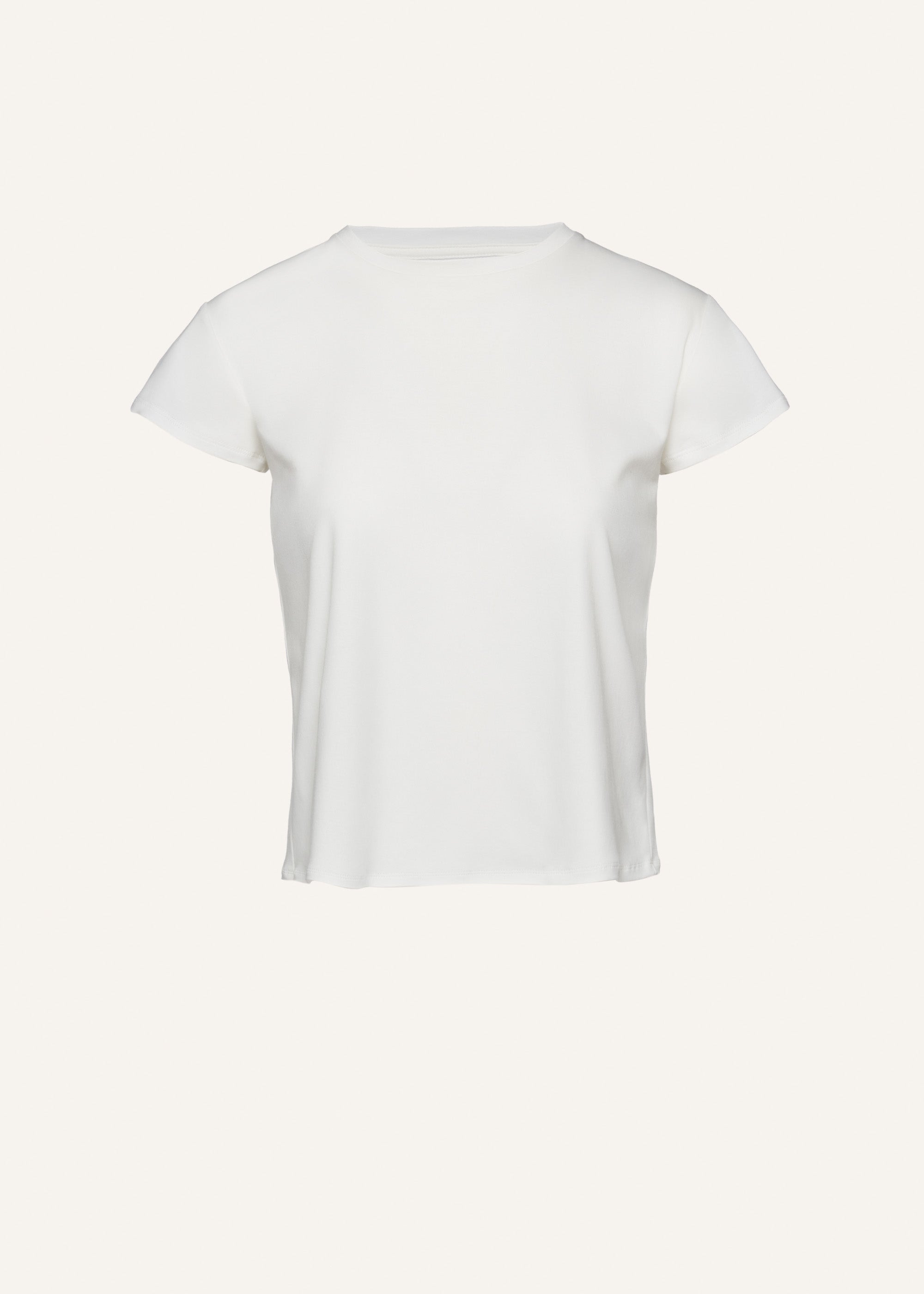 Cotton t-shirt in white - 1