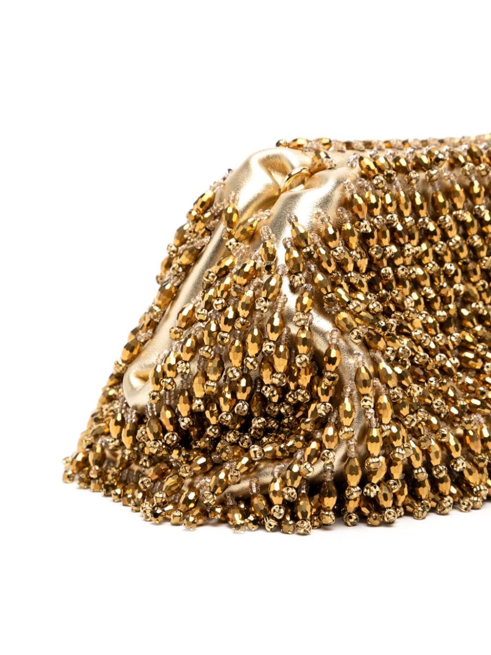 crystal embellishment clutch bag - 4