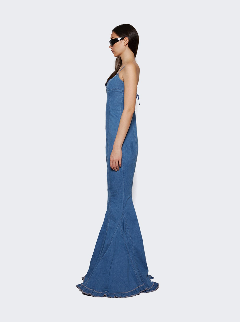 Mermaid Long Dress Light Blue - 3