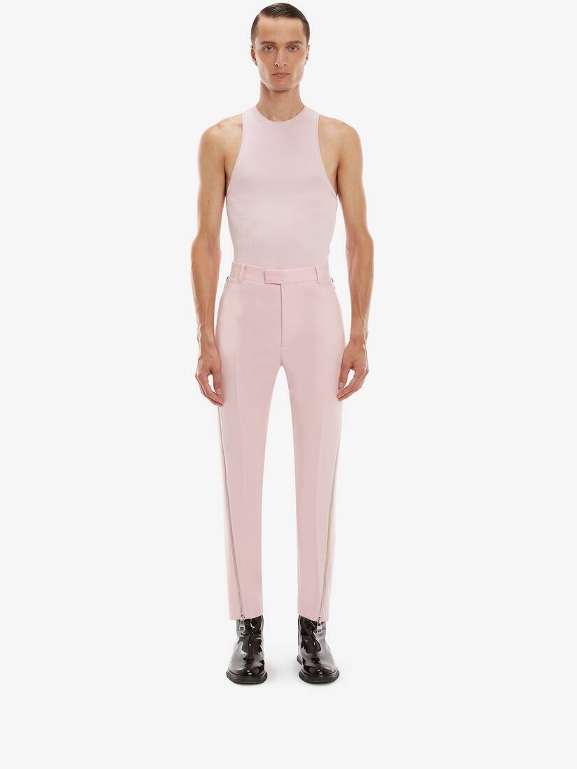 Blake Illustration Ribbed Tank Top in Pink - 2