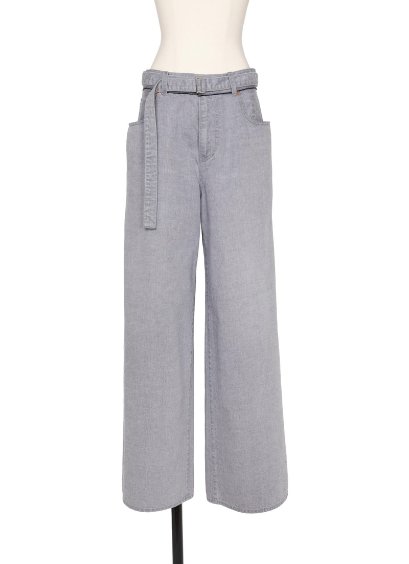 Wide Denim Pants - 1