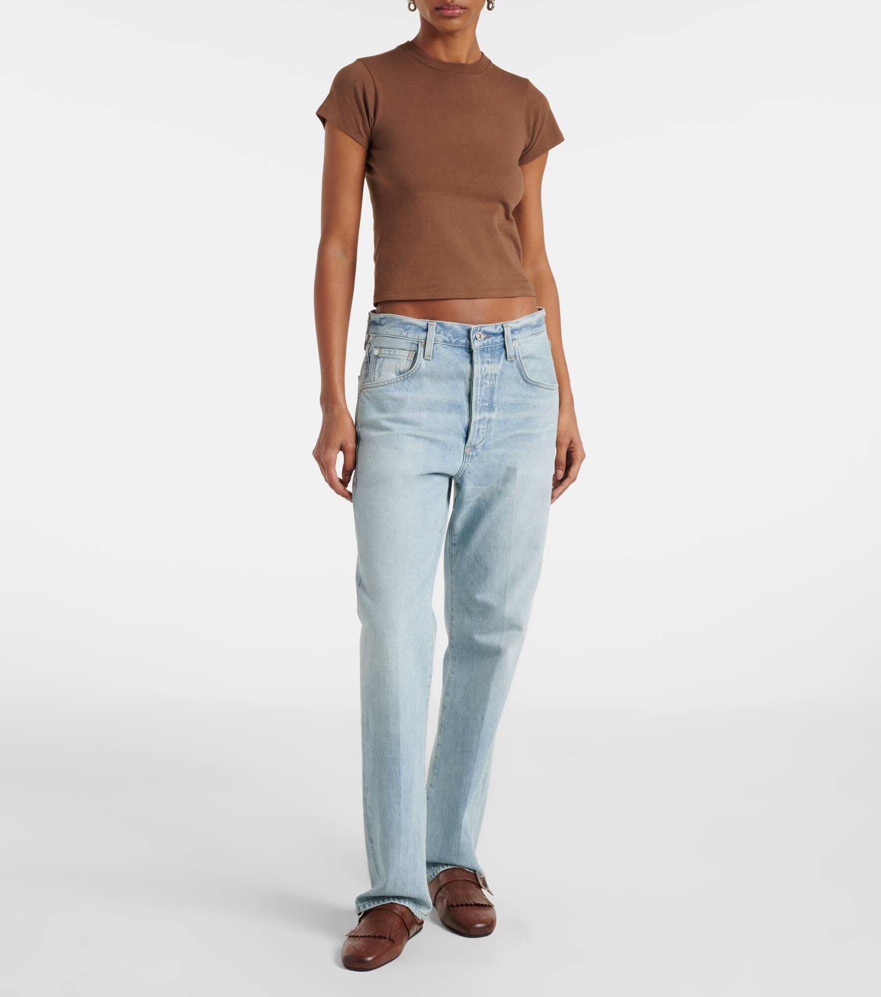 Baretta high-rise straight jeans - 7