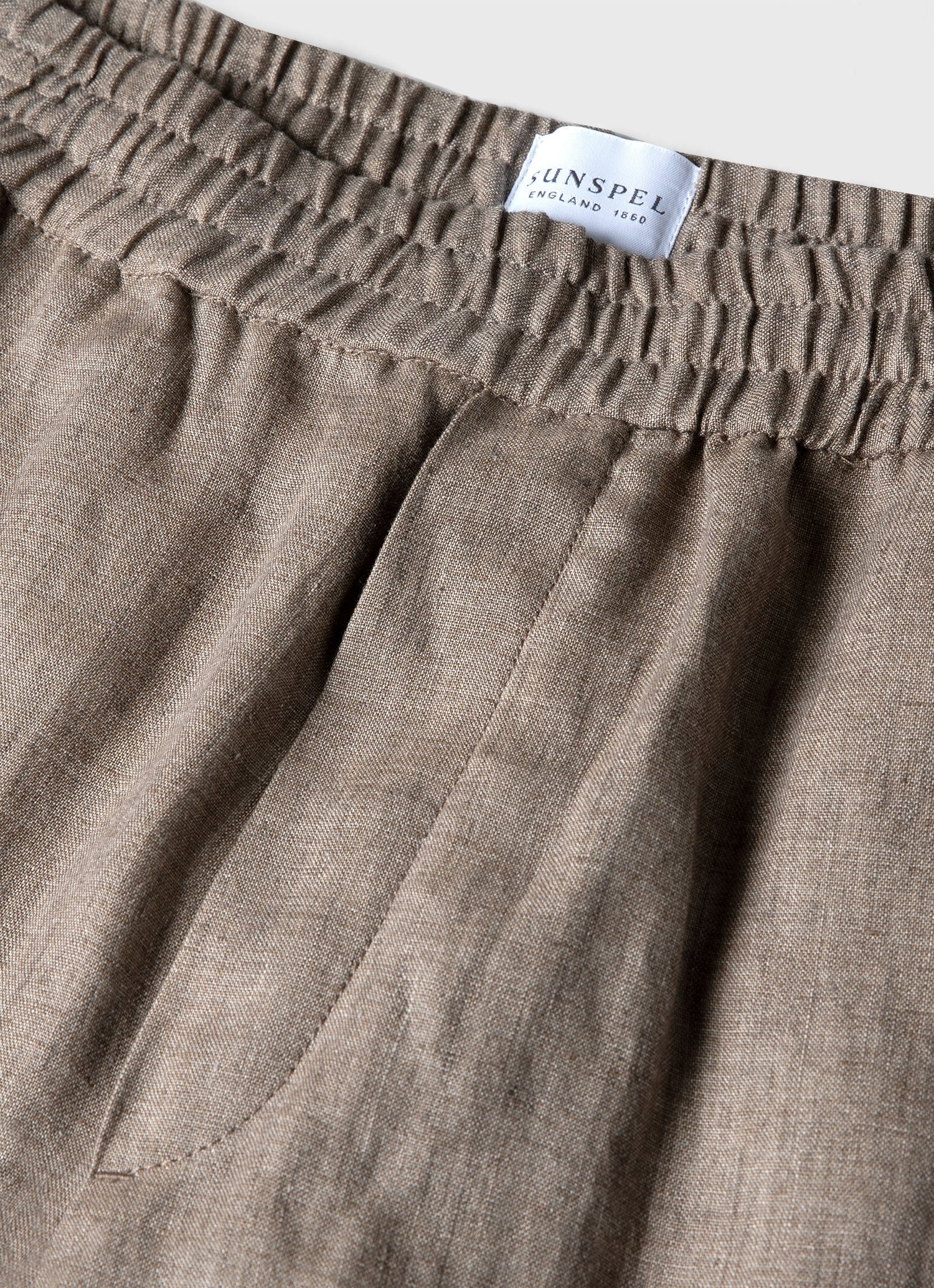 Linen Drawstring Short - 4