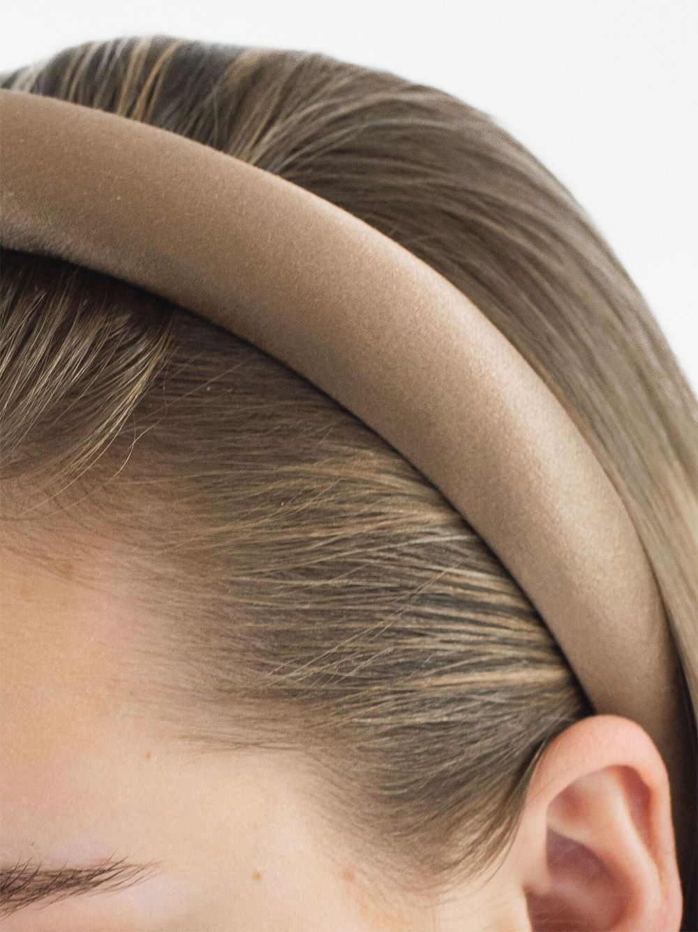 Jennifer Behr Tori satin-finish headband