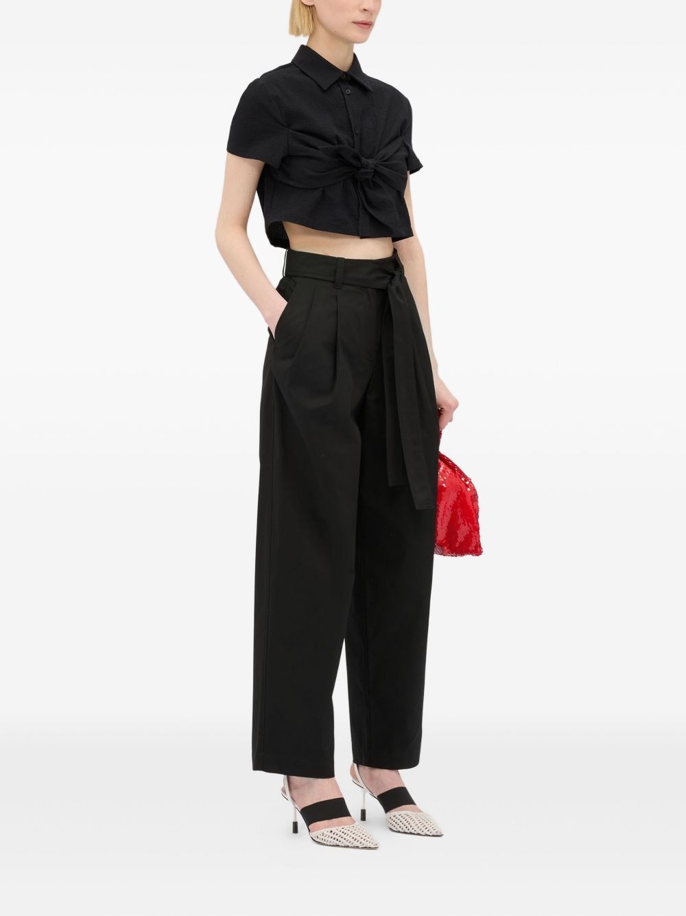 belted trousers - 2