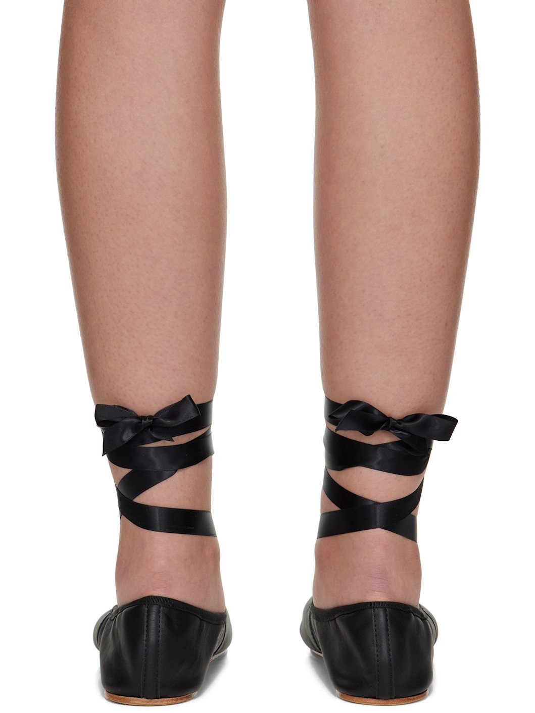 Black Sophia Ballerina Flats - 2