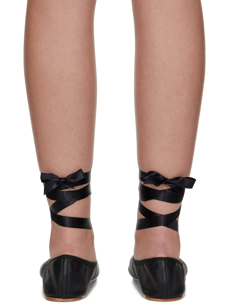 Black Sophia Ballerina Flats 2