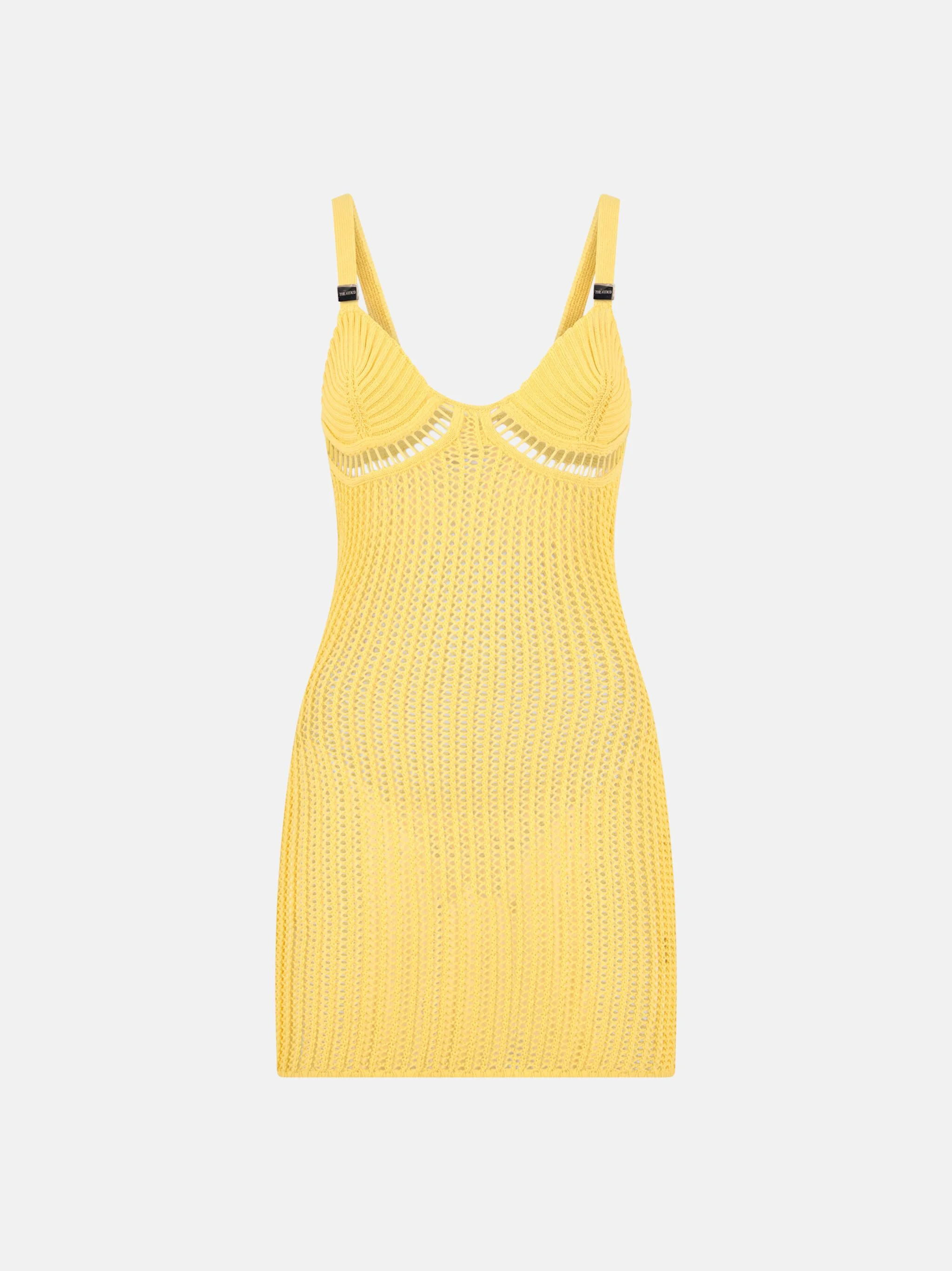 YELLOW MINI DRESS - 1