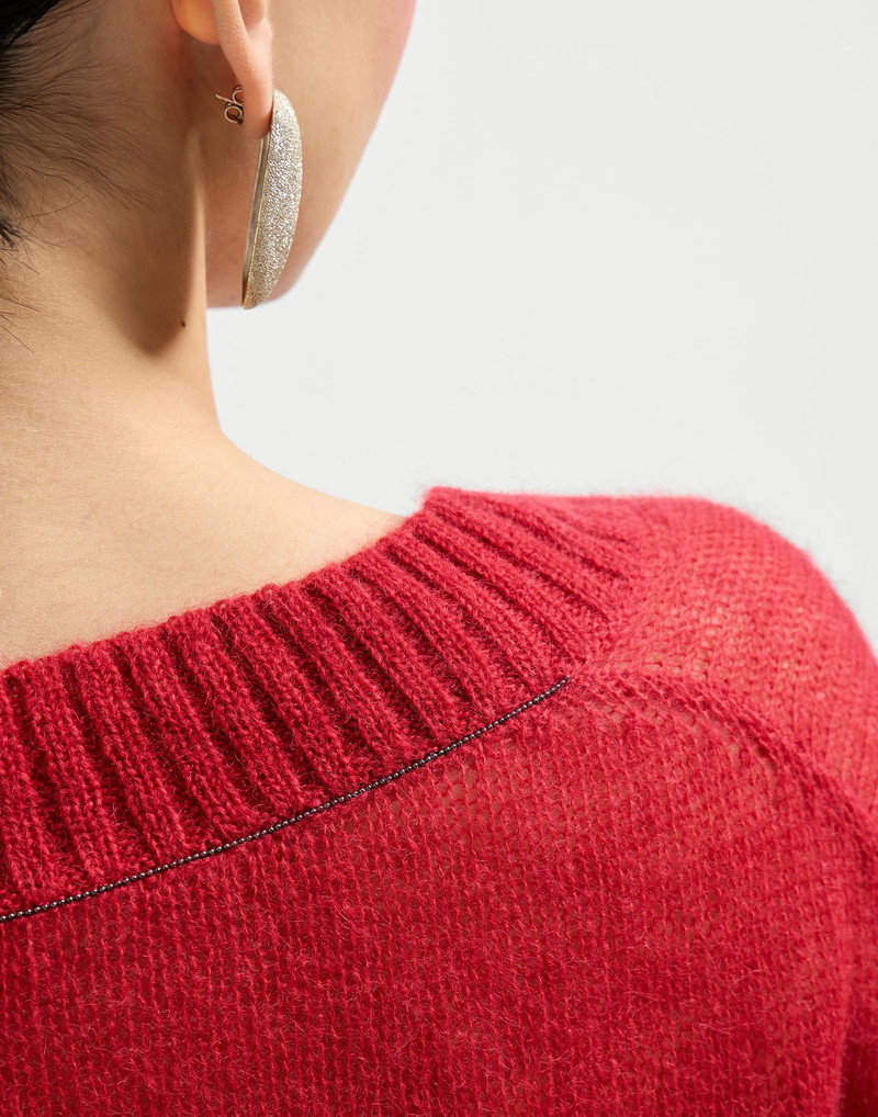 Virgin wool and mohair sweater 4