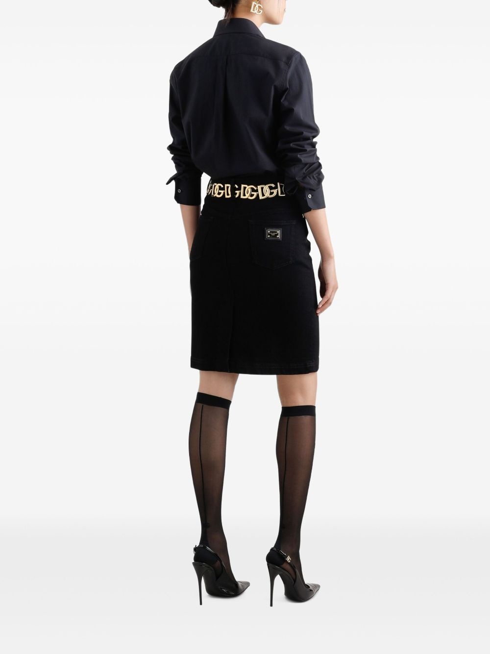 lace-inserts shirt - 3