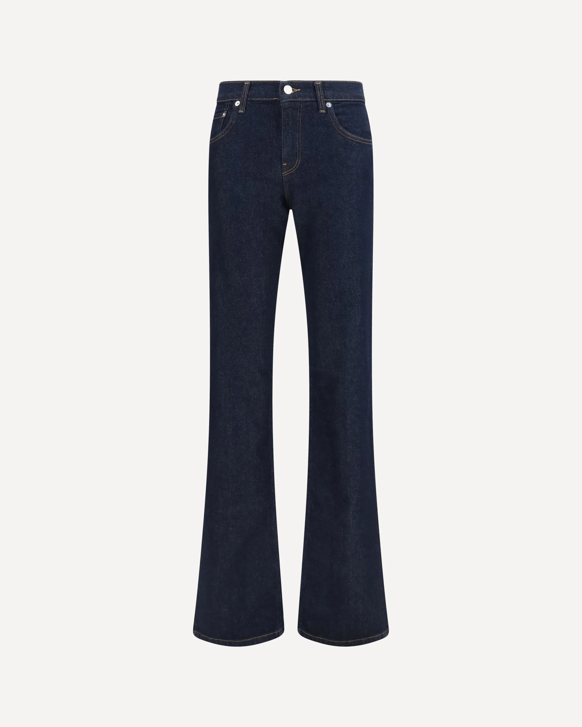 Five-pocket Jeans with back slits - 1