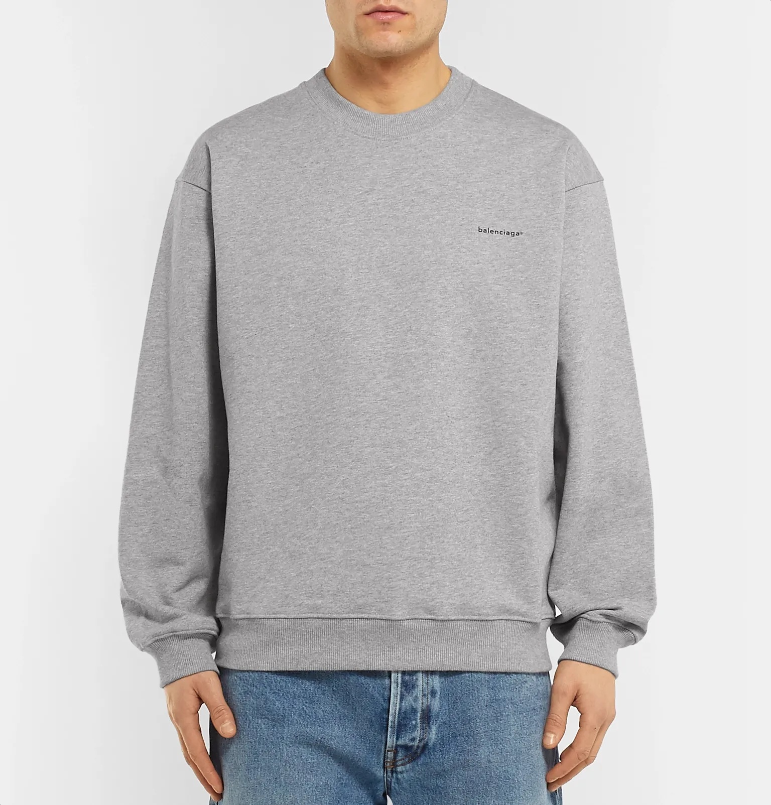 Mélange Loopback Cotton-Jersey Sweatshirt - 4