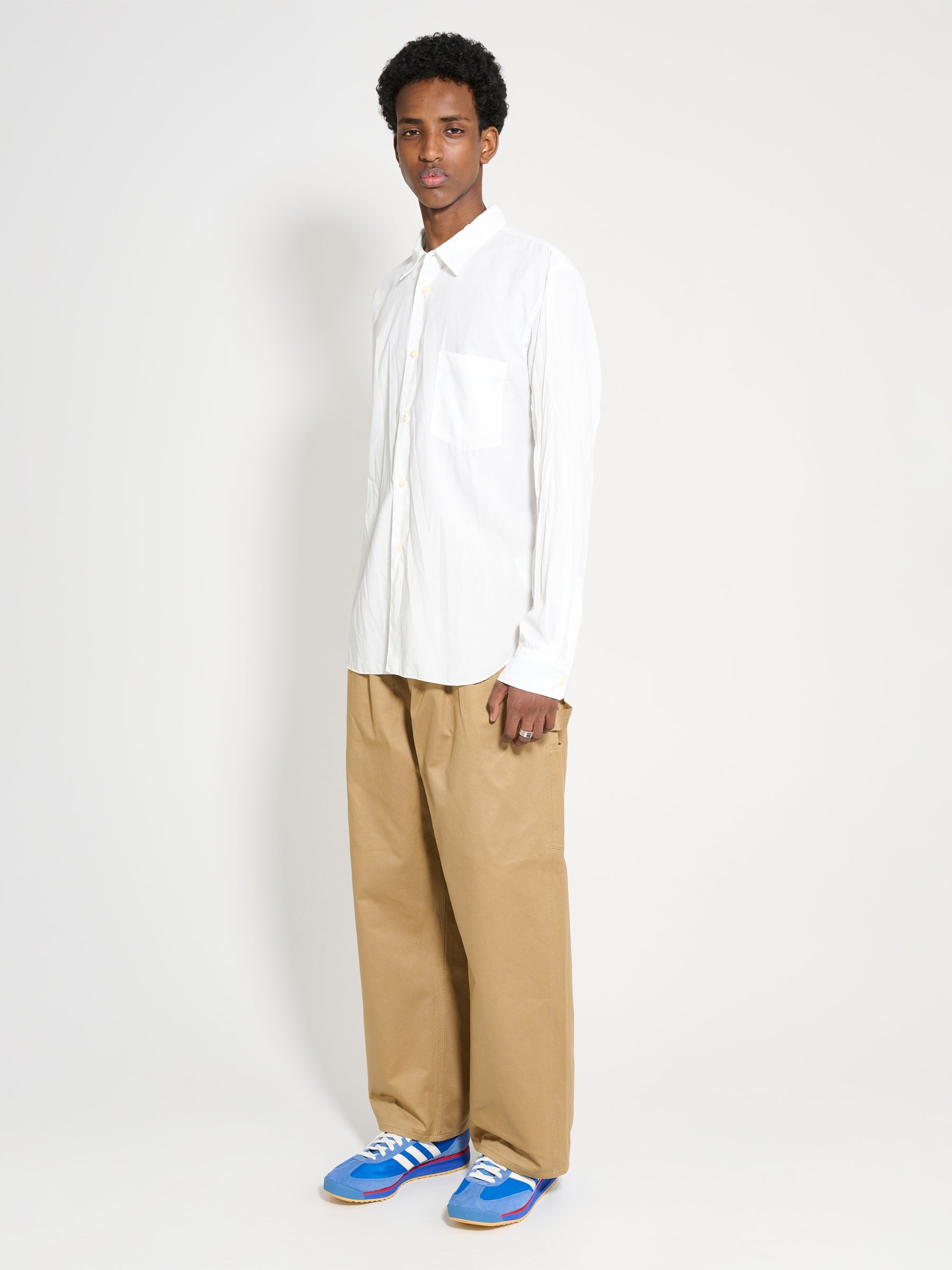 JUNYA WATANABE MAN X CARHARTT WIP COTTON TWILL PANTS BEIGE - 6