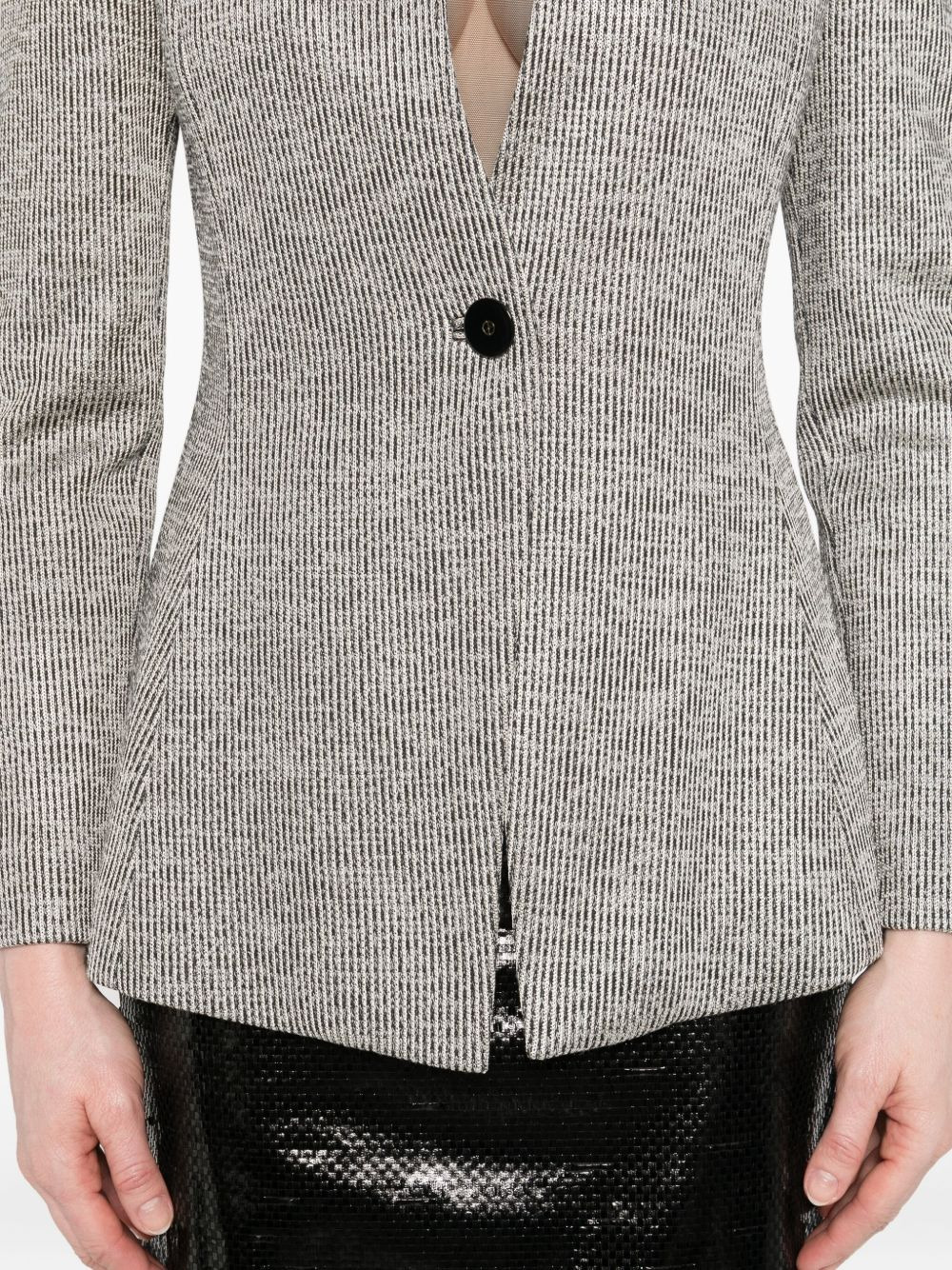 single-breasted blazer - 5
