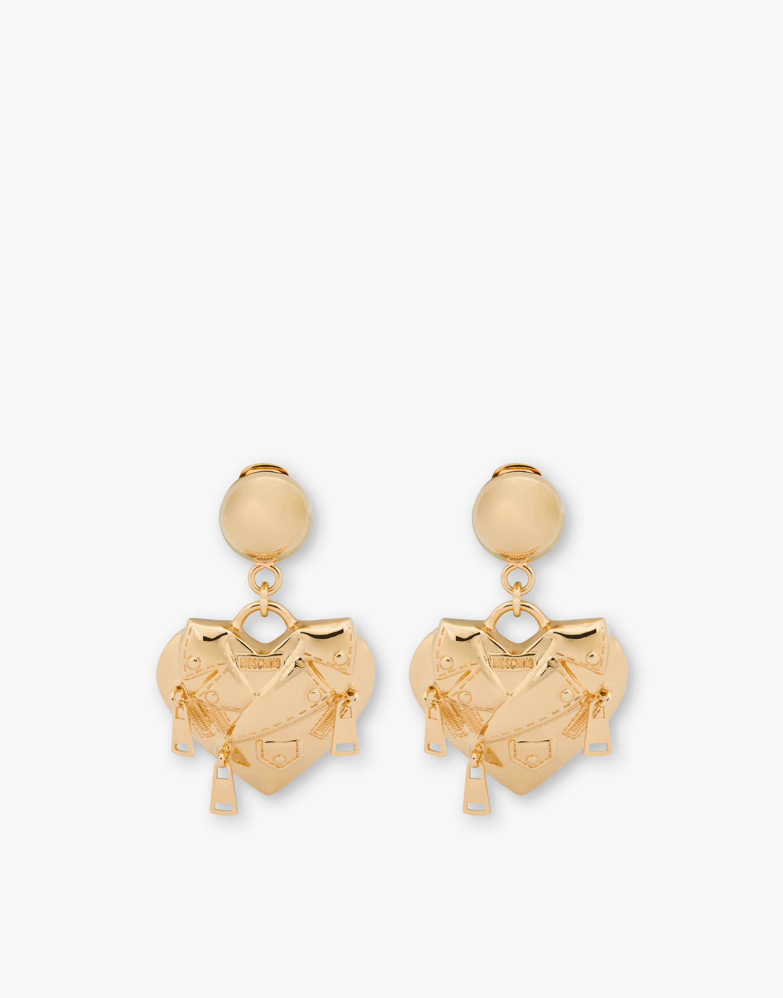 BIKER HEART EARRINGS - 1