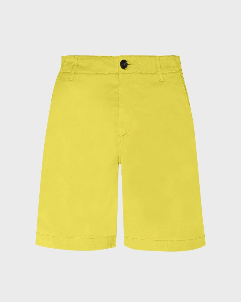 MEN TENCEL GABARDINE BERMUDA SHORTS - 1