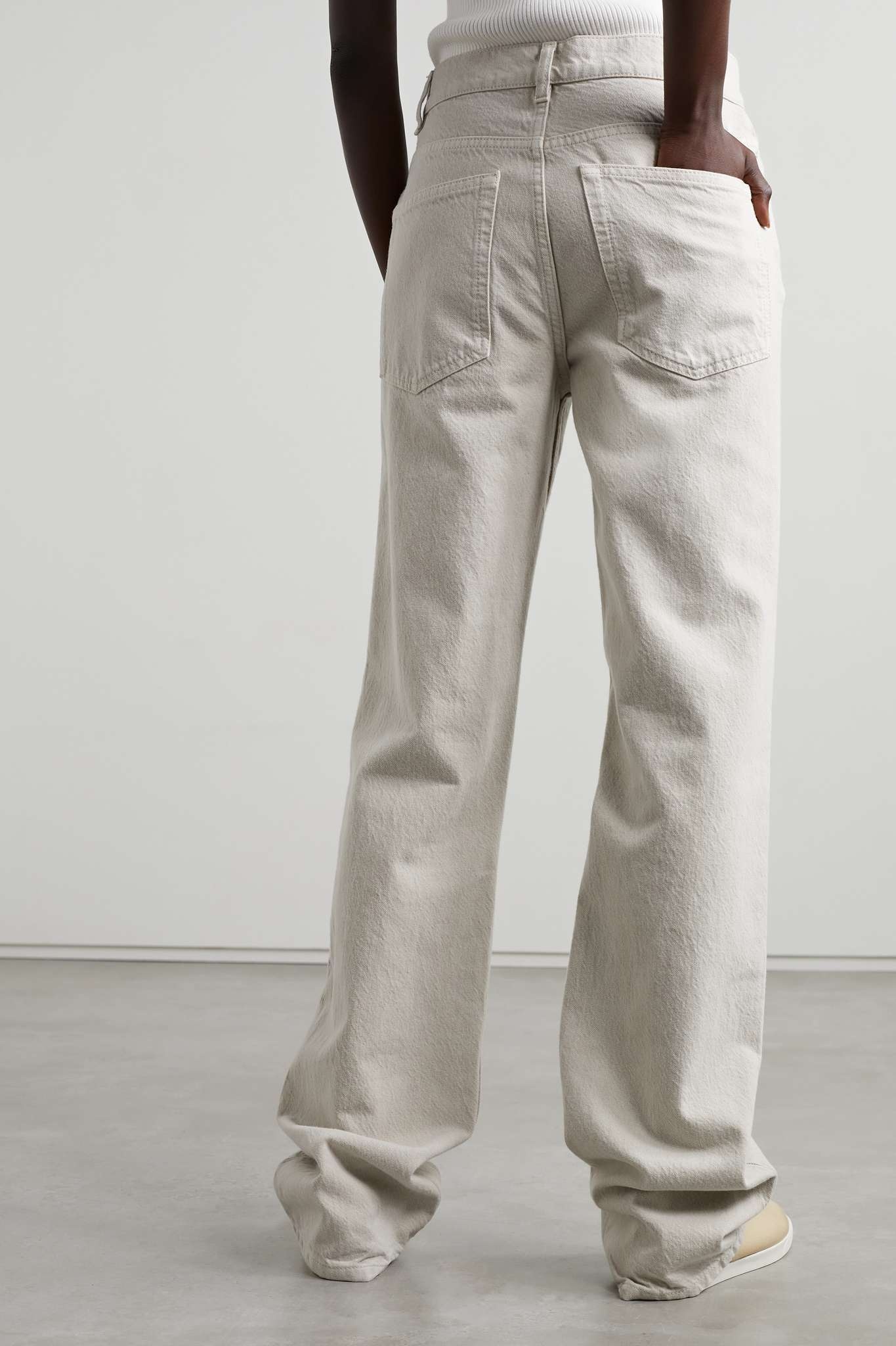 The Row Carlton high-rise straight-leg jeans | netaporter