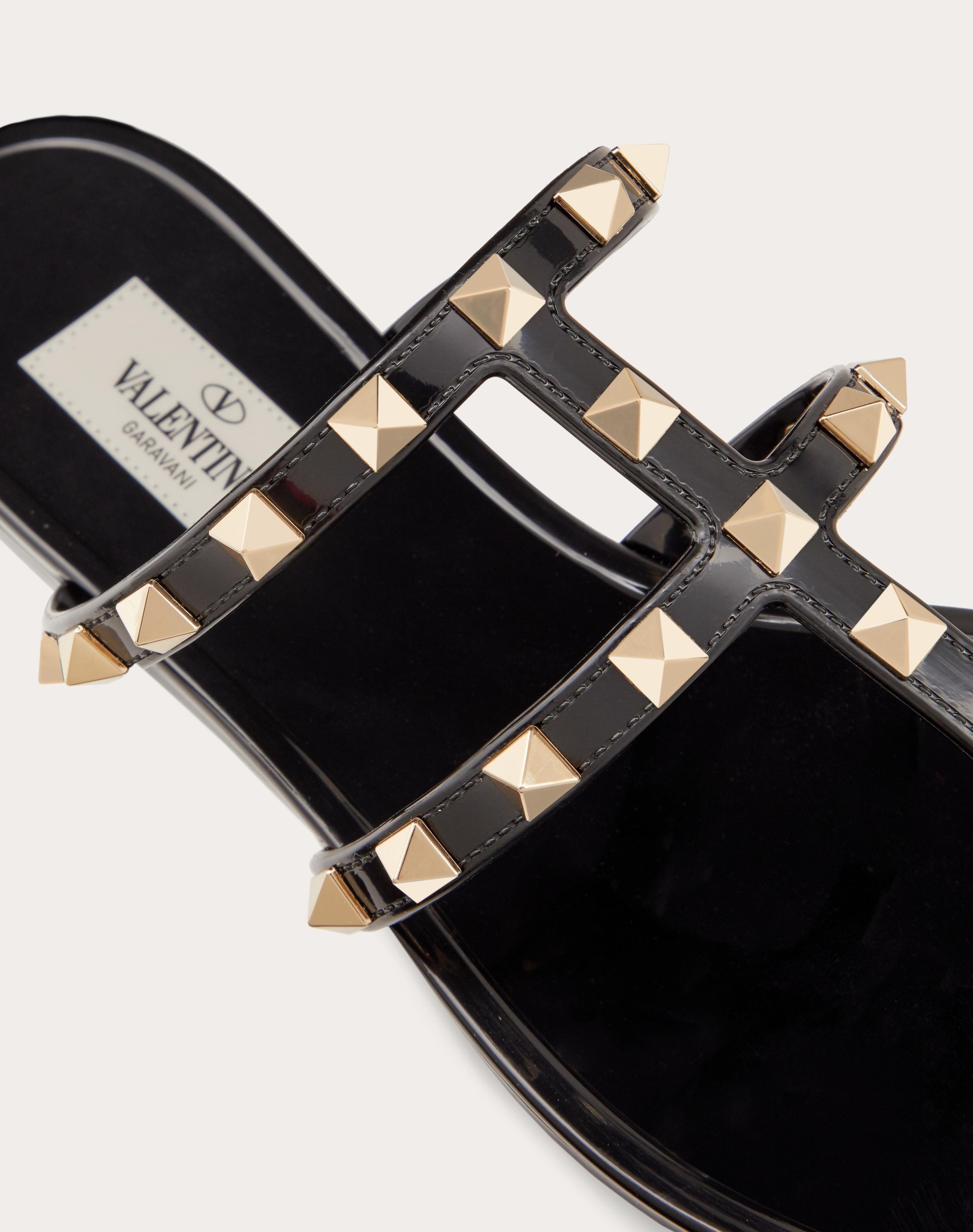 ROCKSTUD FLAT RUBBER SANDAL - 5