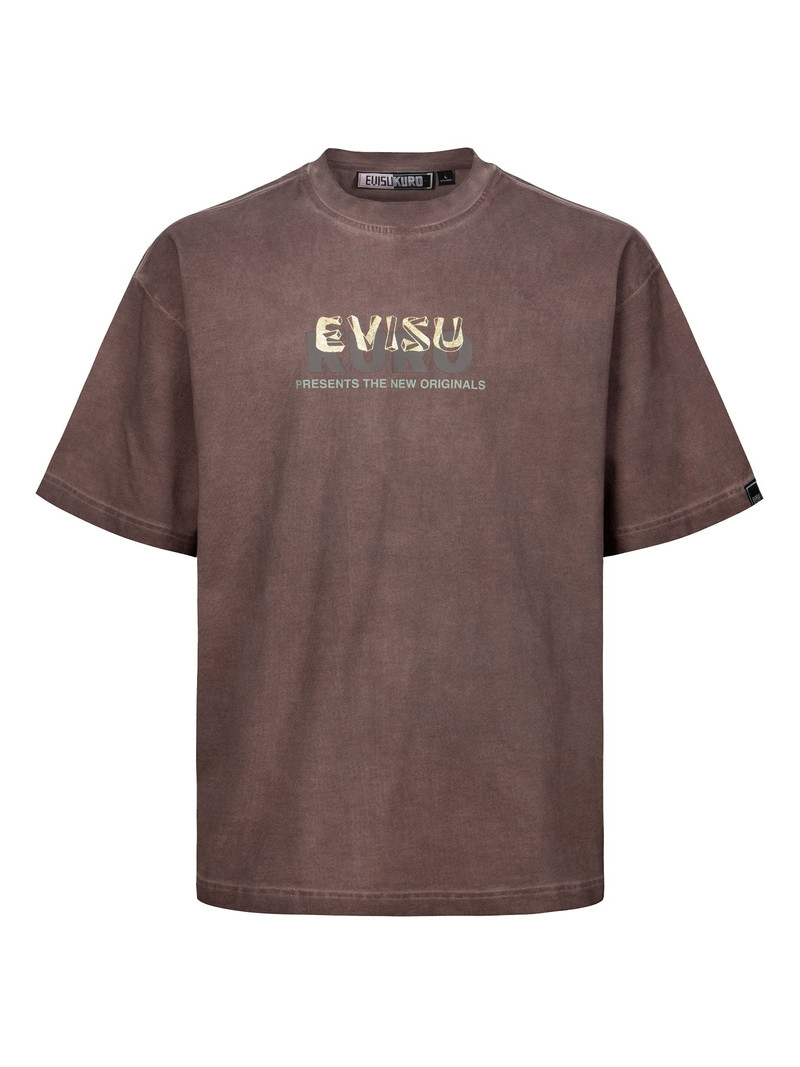 Spray Dyed Multi Logo Print Loose Fit T-shirt 12