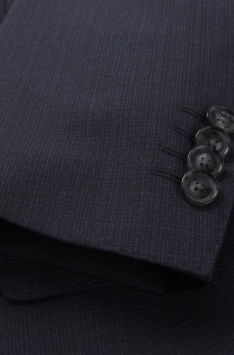 SLIM-FIT SUIT IN MICRO-PATTERNED STRETCH CLOTH 9
