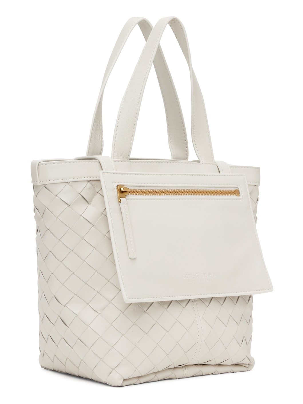 White Small Flip Flap Bag - 2