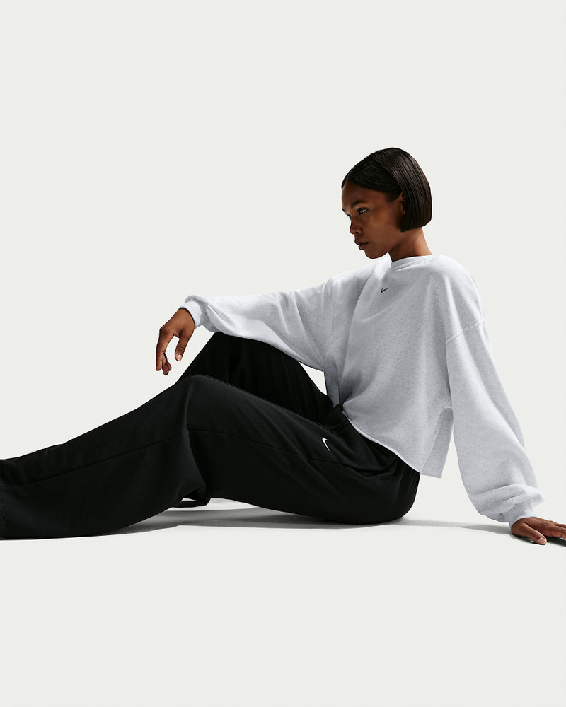 Nike Sportswear Chill Terry Women's Mid-Rise French Terry Open-Hem Pants 4