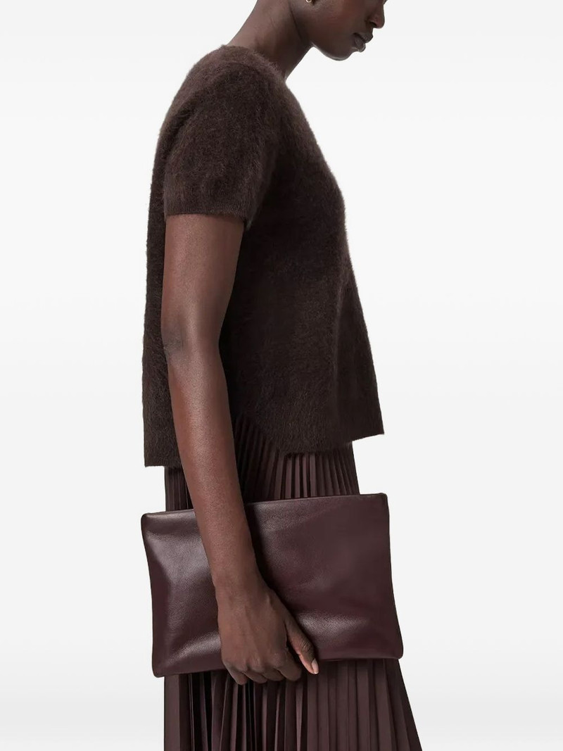 ALLSAINTS Bettina zip clutch bag outlook