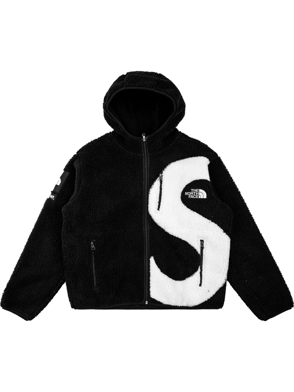 Supreme x The North Face S logo fleece jacket REVERSIBLE