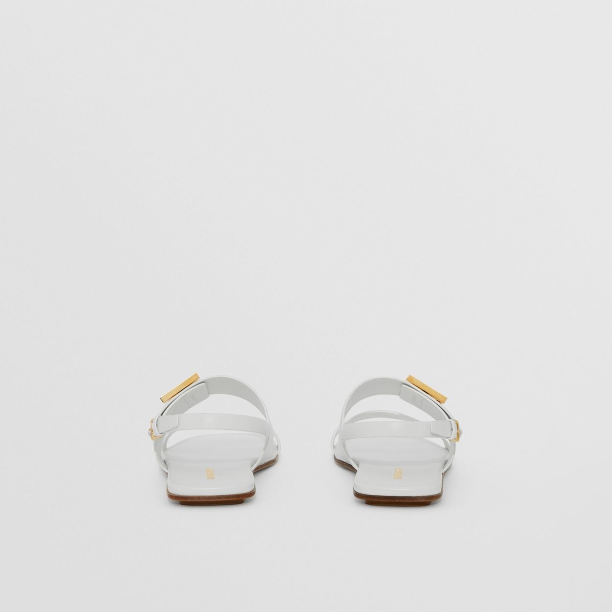 Monogram Motif Leather Sandals - 6