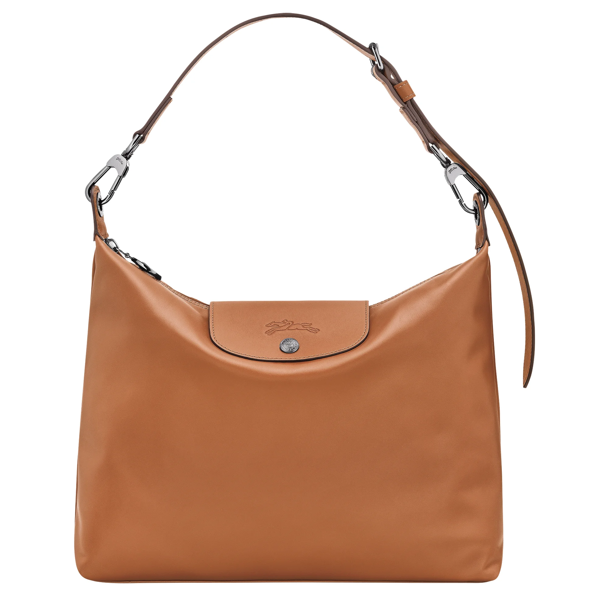 Le Pliage Xtra M Hobo bag Cashew - Leather - 1