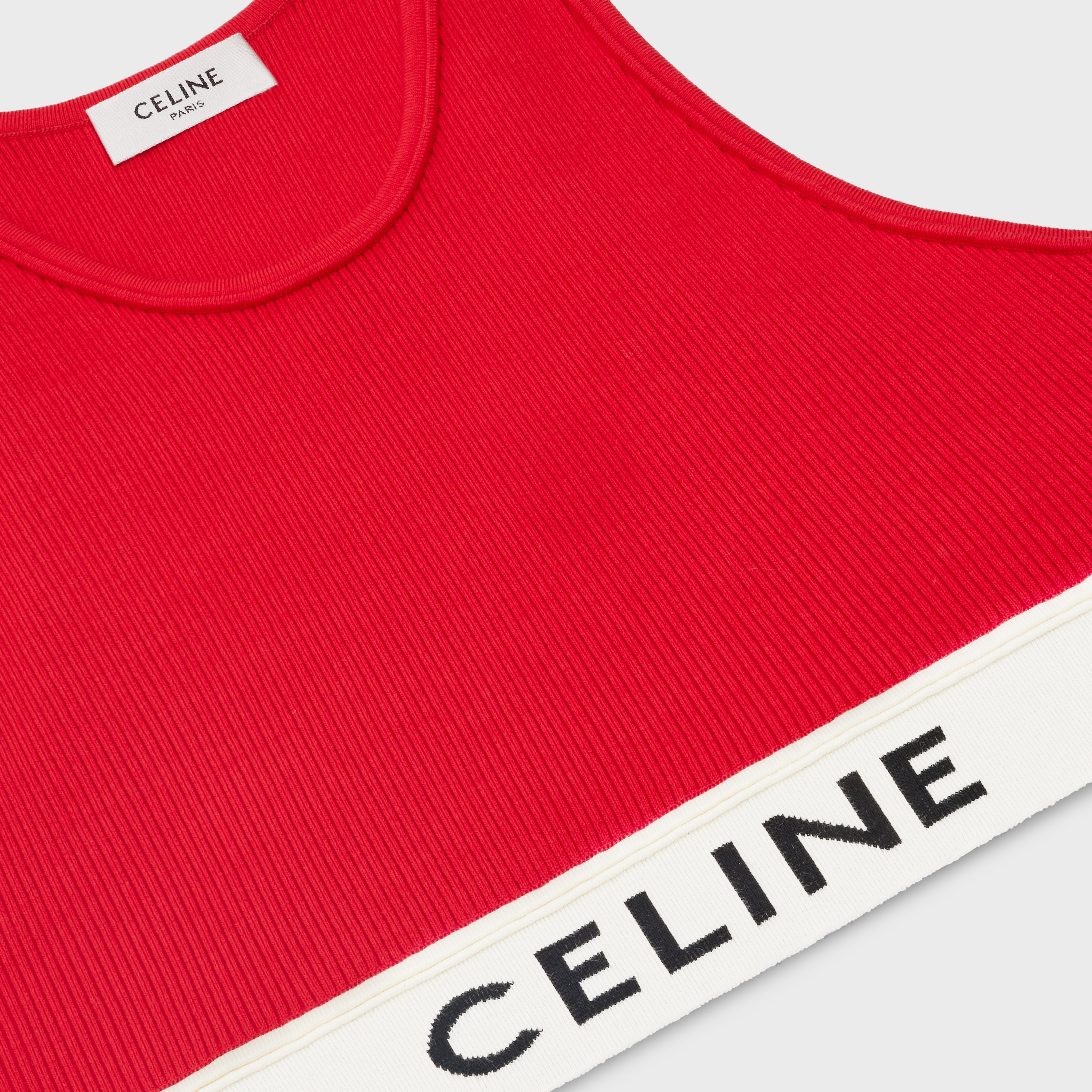 CELINE ATHLETIC KNIT BRA TOP - 3