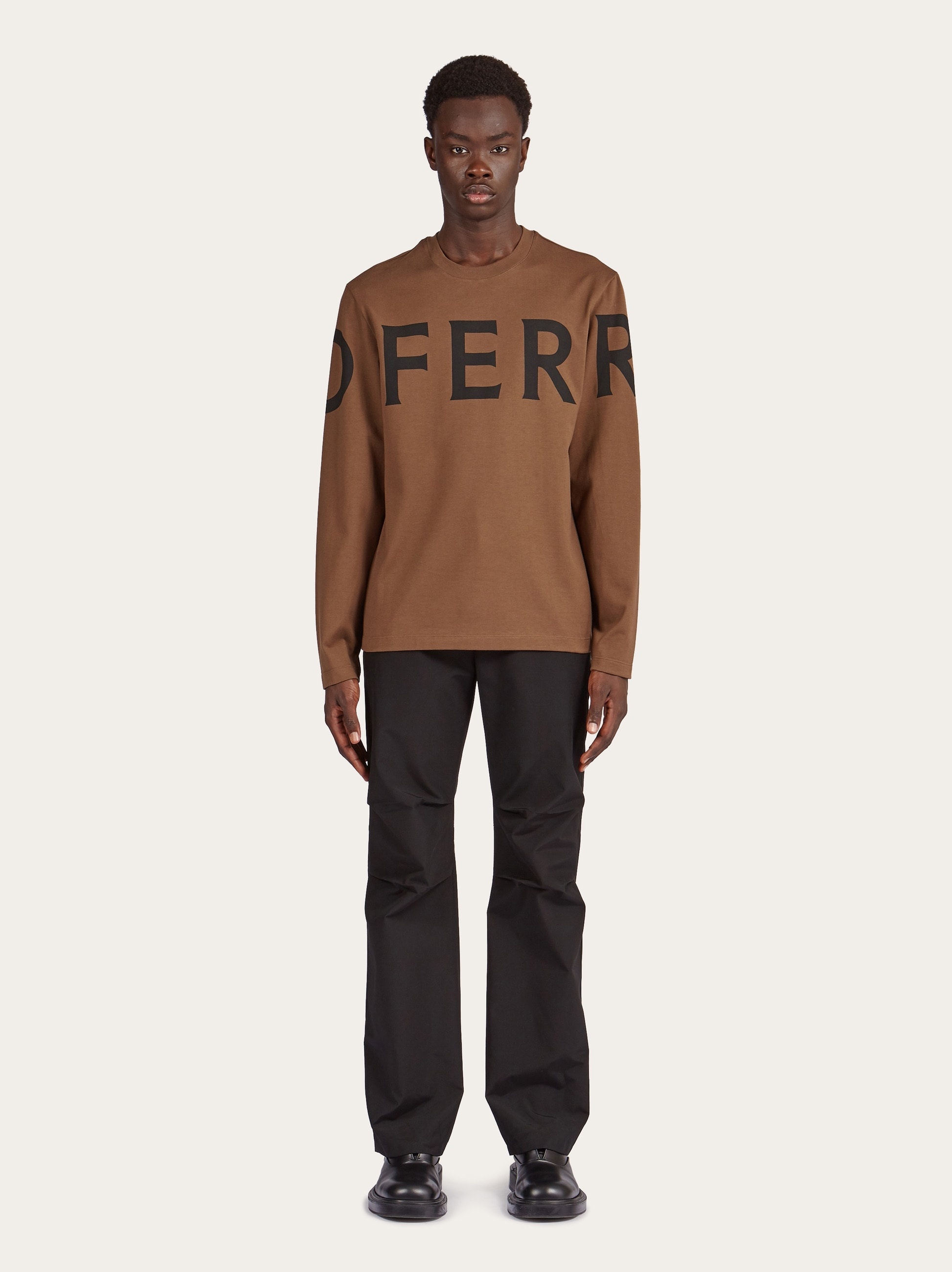 Long sleeved t-shirt with graphic logo - 5