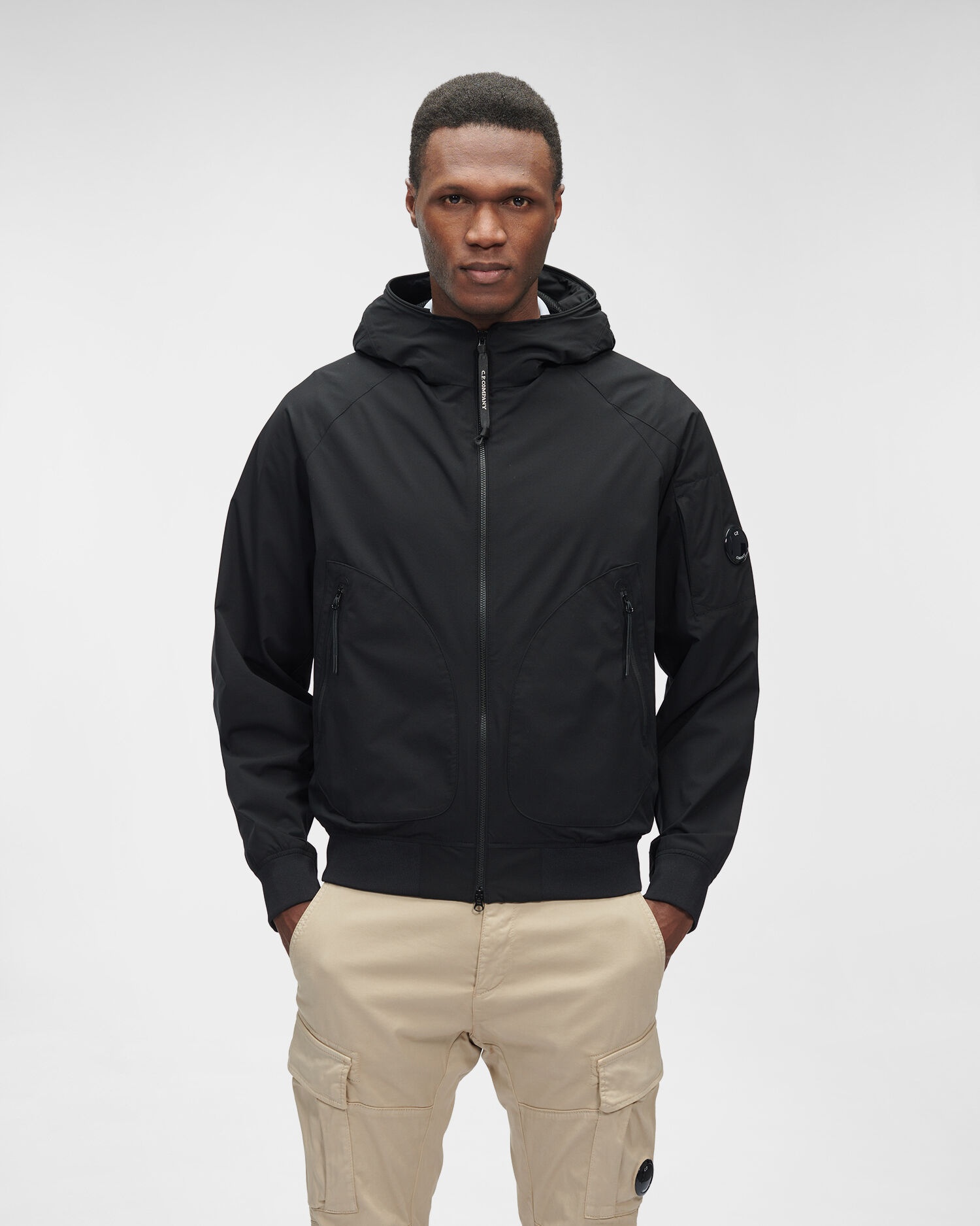 Cp company pro tek jacket white hotsell