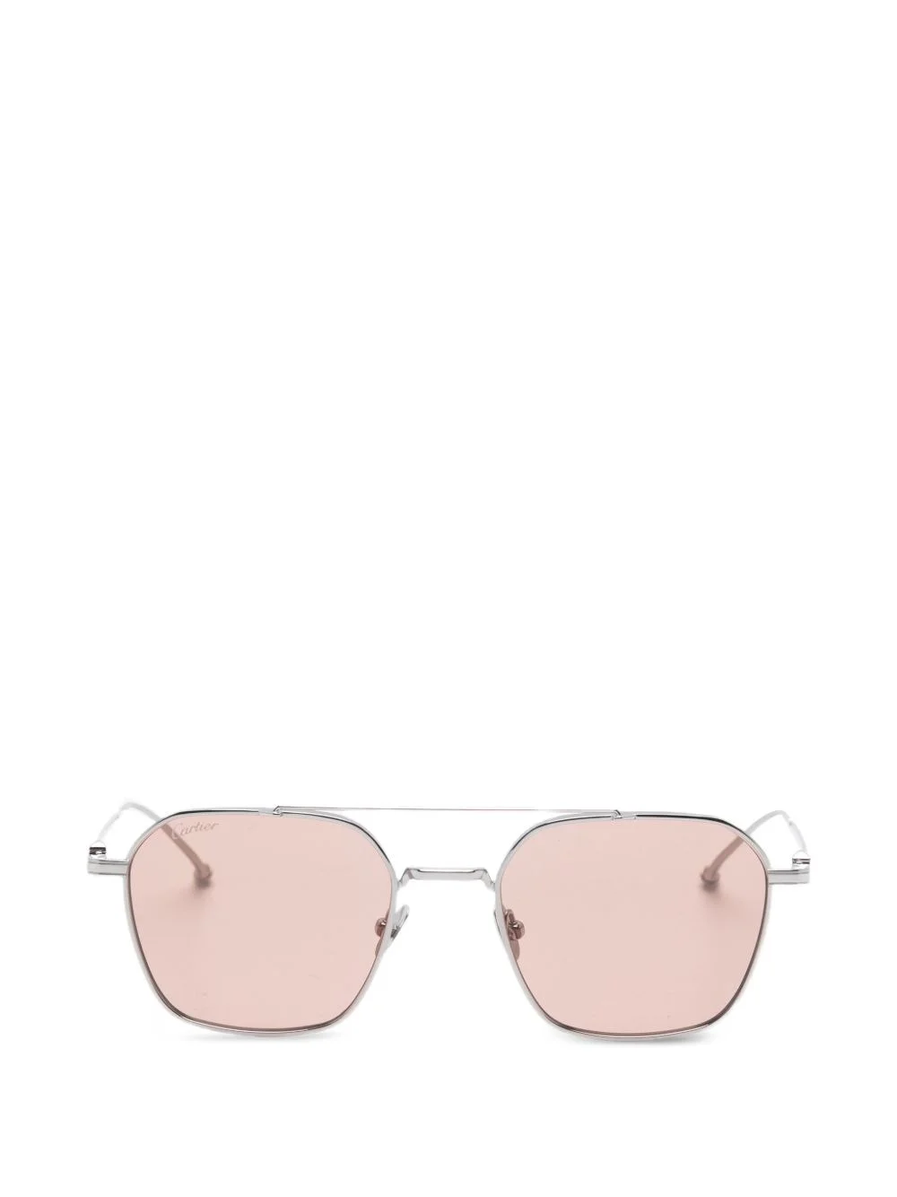 geometric-frame sunglasses - 1