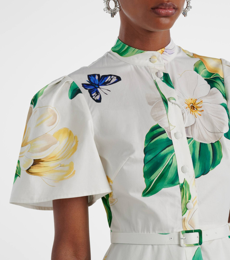 Bianca floral cotton shirt dress 4