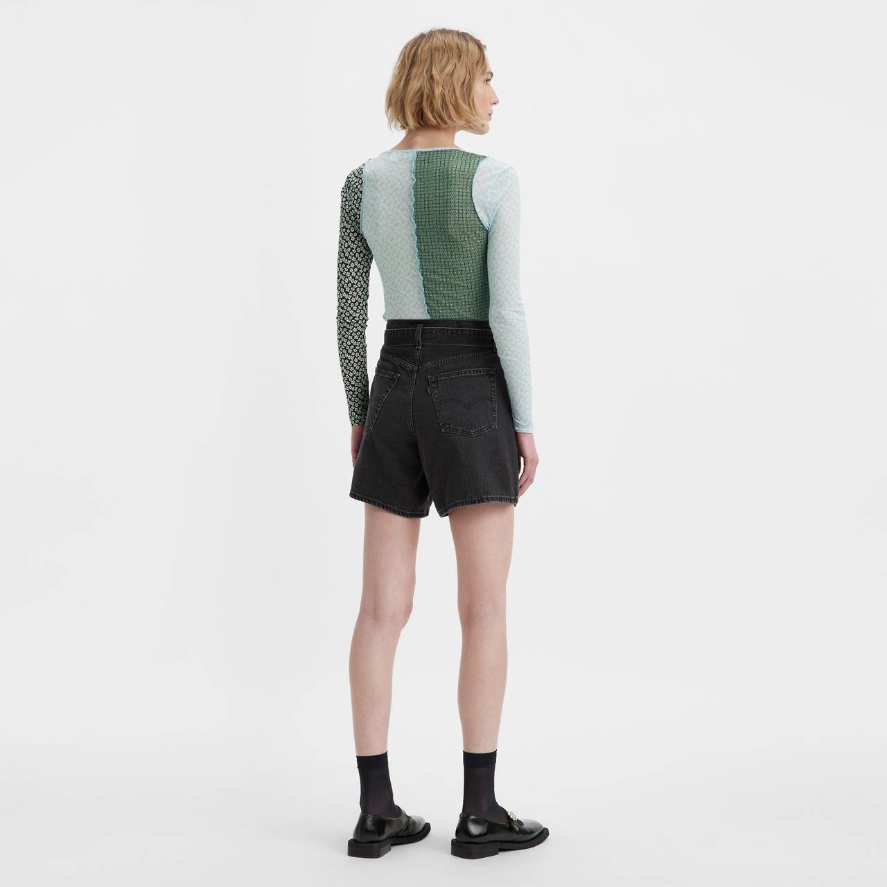 BELTED BAGGY WOMEN'S SHORTS - 4