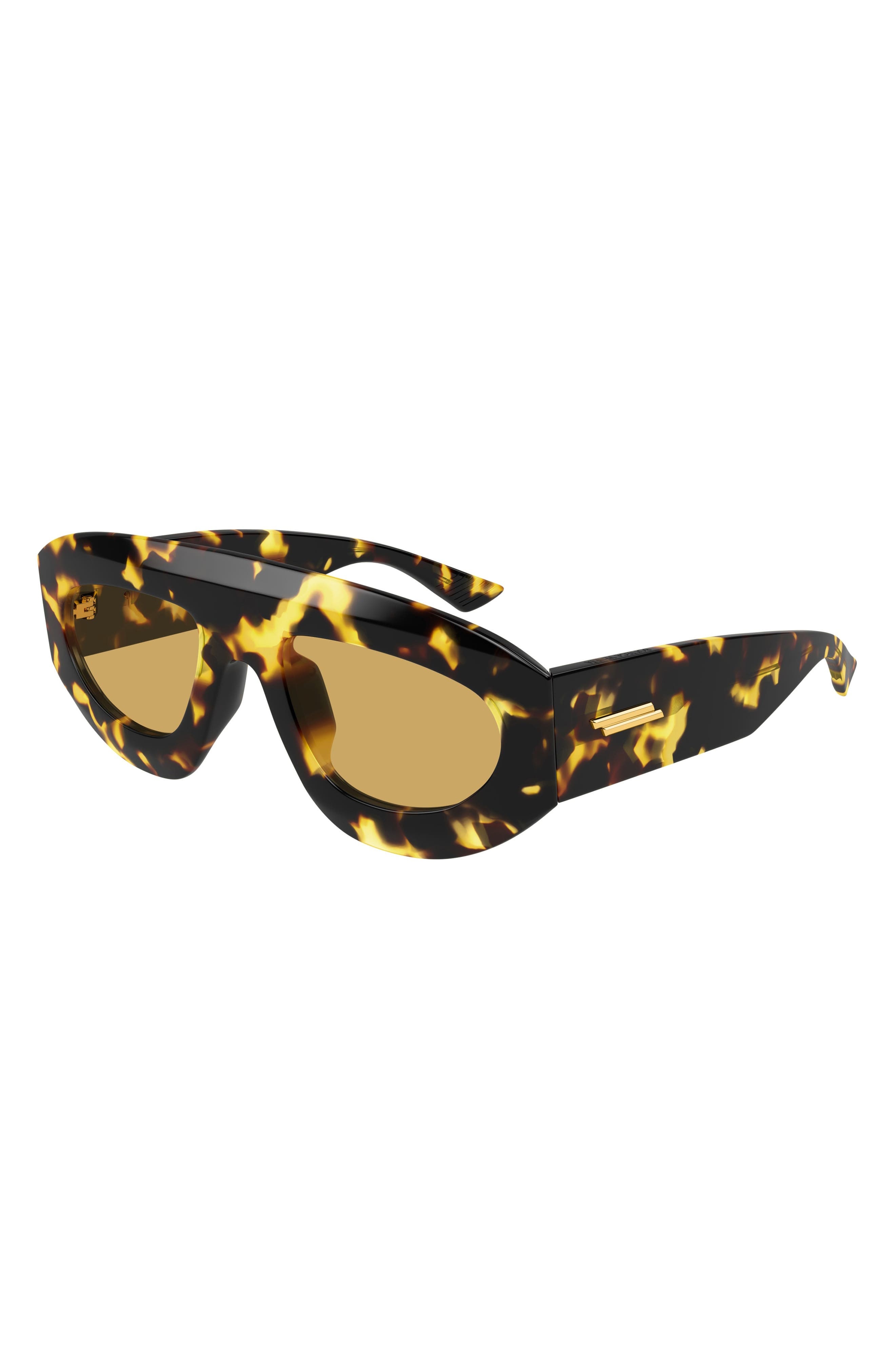 Bottega Veneta 52mm Geometric Sunglasses in Havana at Nordstrom - 2