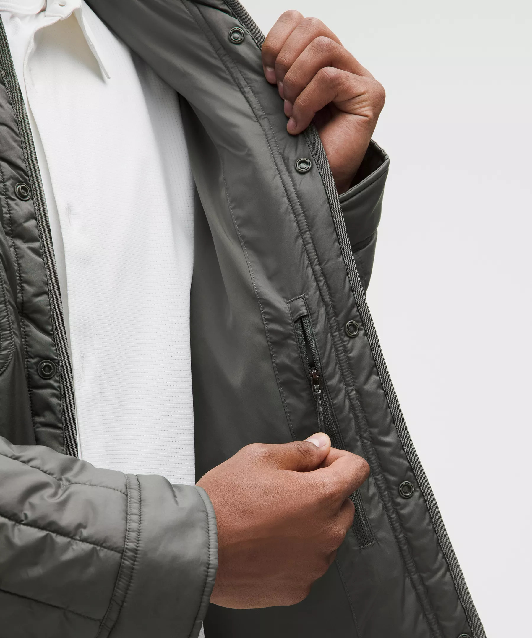 Insulated Quilted Shirt Jacket - 6