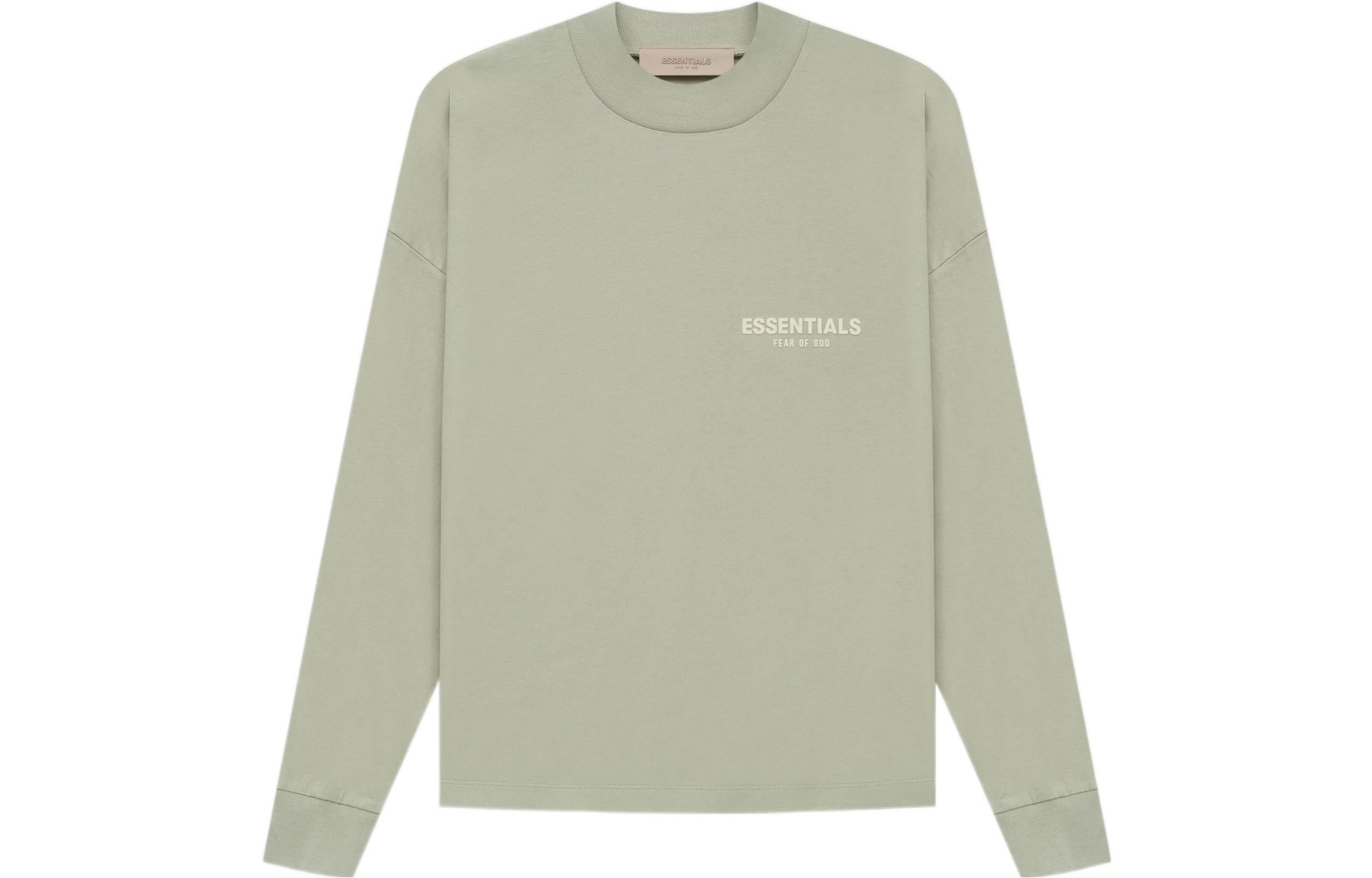 Fear of God Essentials SS22 Long Sleeve Tee Seafoam FOG-SS22-144 - 2