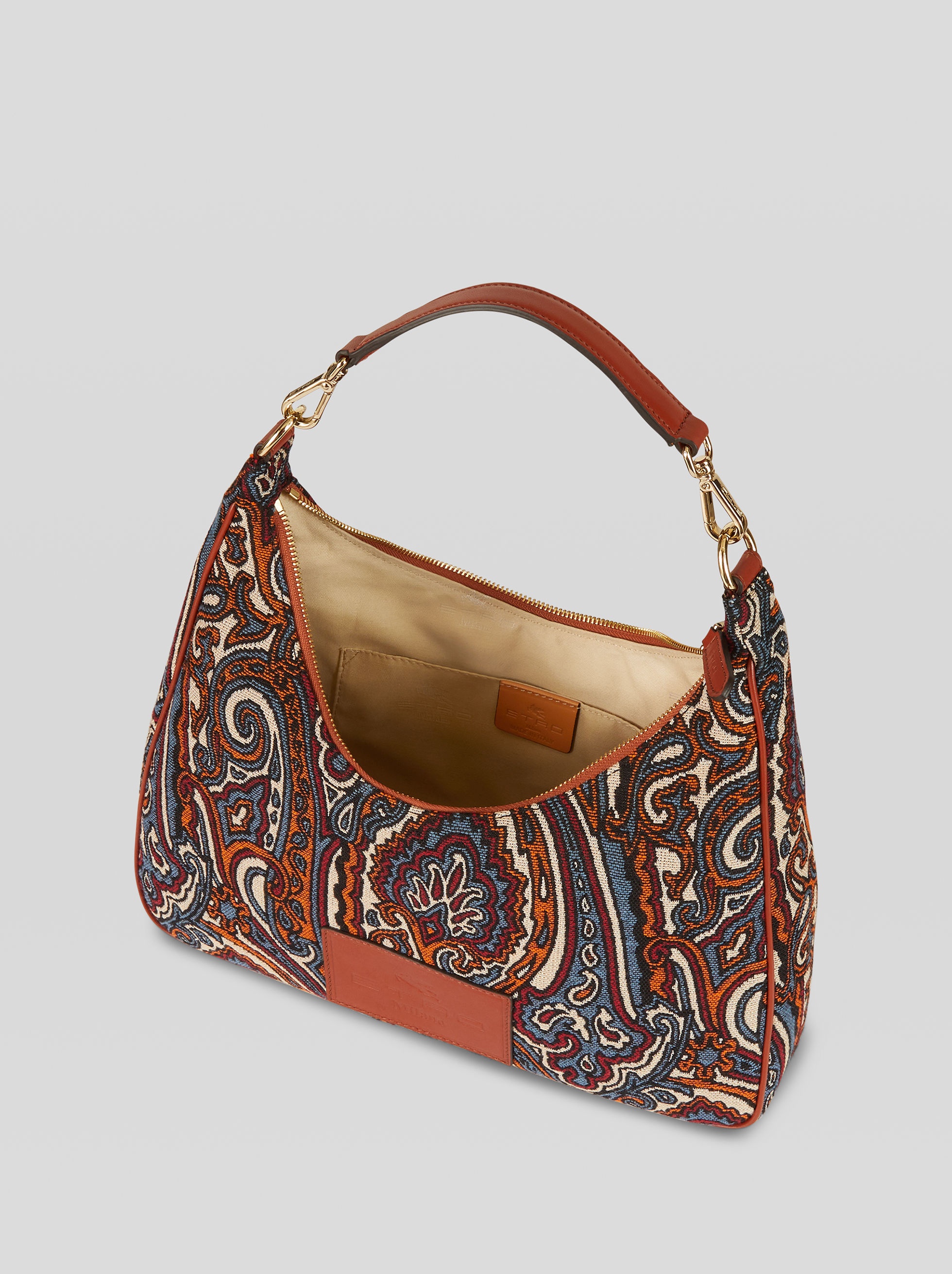 PAISLEY JACQUARD HANDBAG - 4
