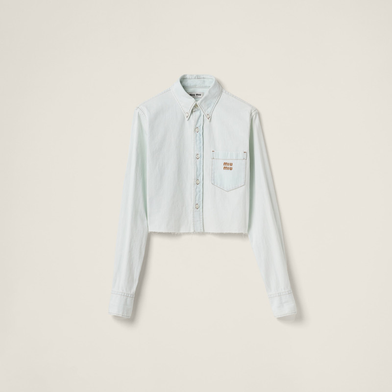 Chambray denim shirt 1