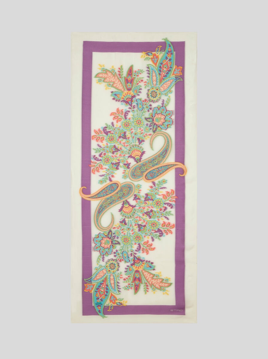 PAISLEY JACQUARD SCARF - 2