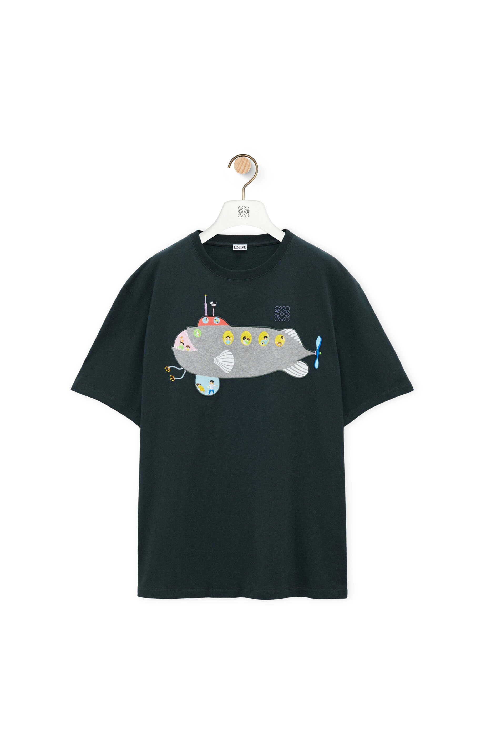 Loose fit T-shirt in cotton - 1