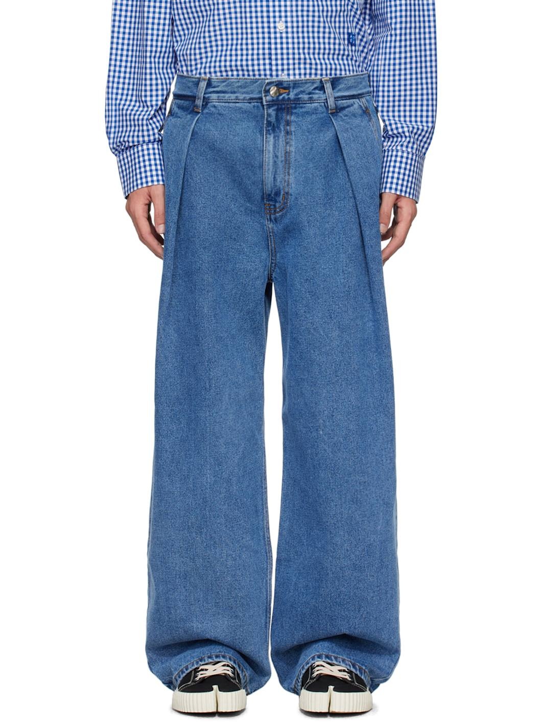 Blue TRS Tag Jeans - 1