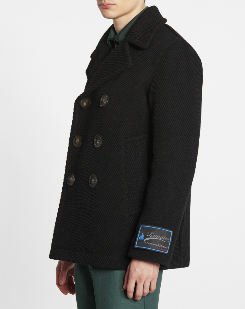 PEACOAT WITH LARGE BUTTONS - 3
