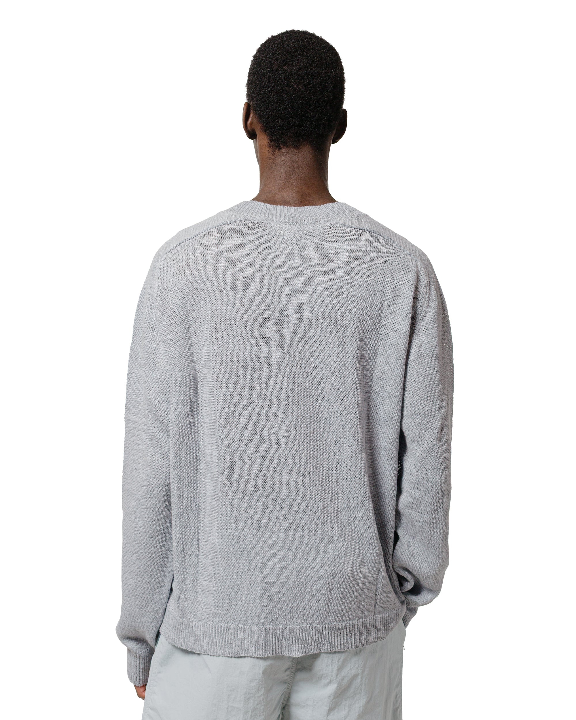 Rue V-Neck Powder Blue Cyclone Linen - 3