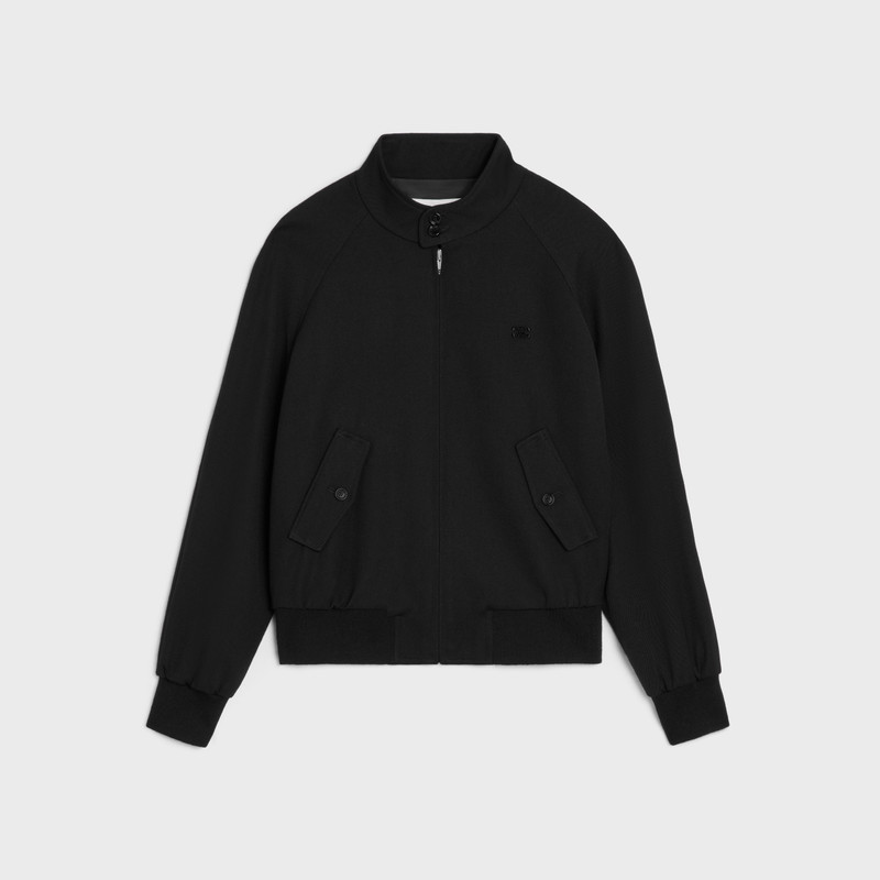 triomphe blouson jacket in wool gabardine 1